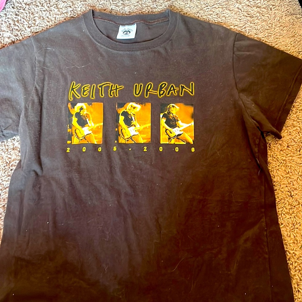 Brown Keith Urban shirt